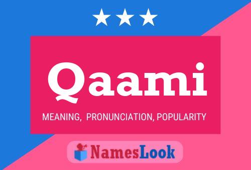 Qaami Name Poster