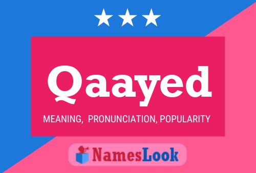 Qaayed Name Poster