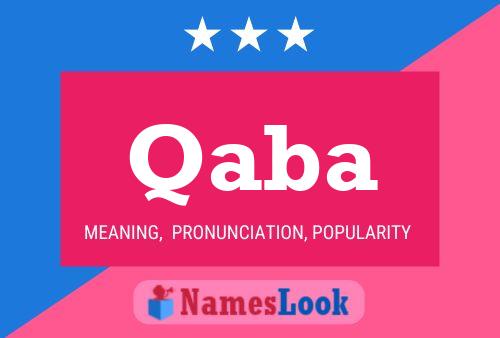 Qaba Name Poster