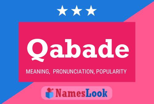 Qabade Name Poster