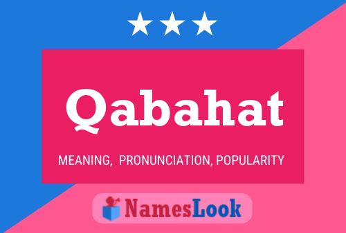 Qabahat Name Poster