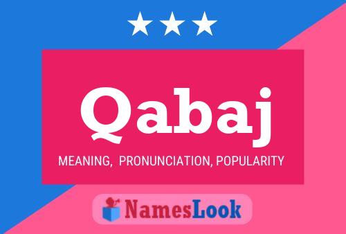 Qabaj Name Poster