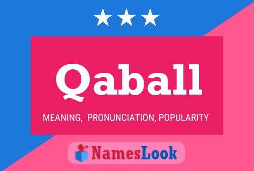 Qaball Name Poster