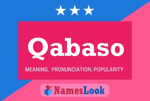 Qabaso Name Poster