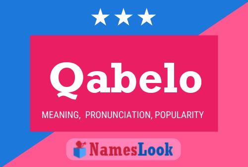 Qabelo Name Poster