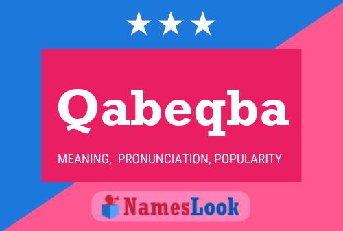 Qabeqba Name Poster