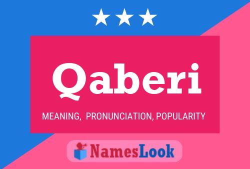 Qaberi Name Poster