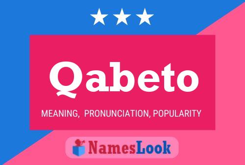 Qabeto Name Poster