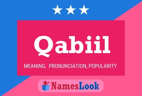 Qabiil Name Poster