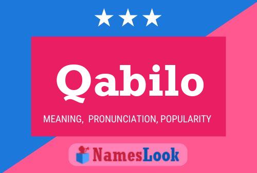 Qabilo Name Poster