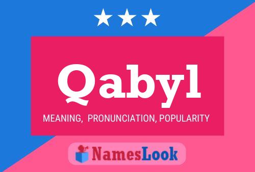 Qabyl Name Poster