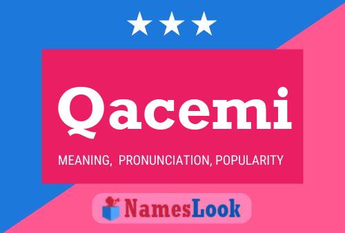 Qacemi Name Poster