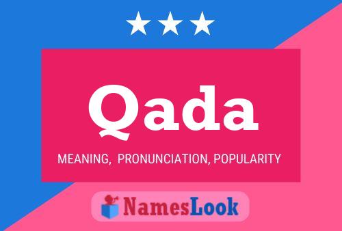 Qada Name Poster