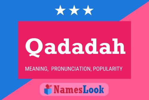 Qadadah Name Poster