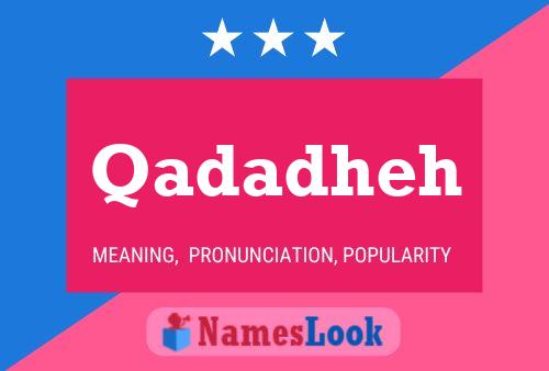 Qadadheh Name Poster