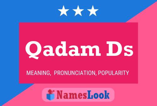 Qadam Ds Name Poster