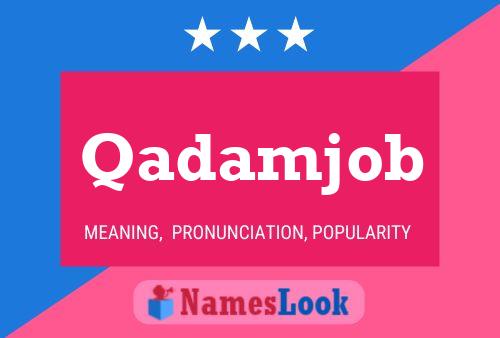 Qadamjob Name Poster