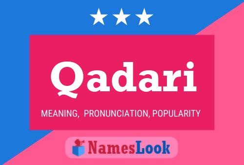 Qadari Name Poster