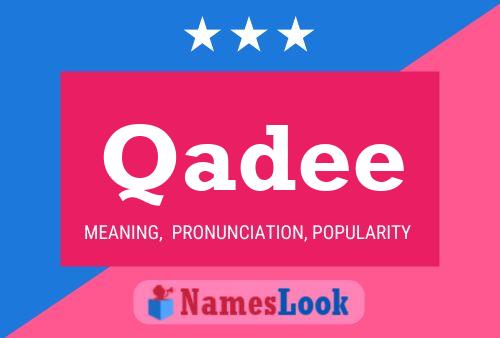 Qadee Name Poster