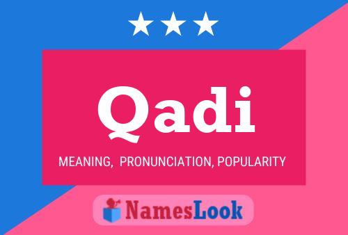 Qadi Name Poster