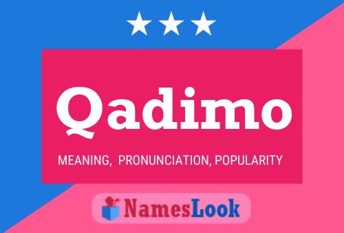 Qadimo Name Poster