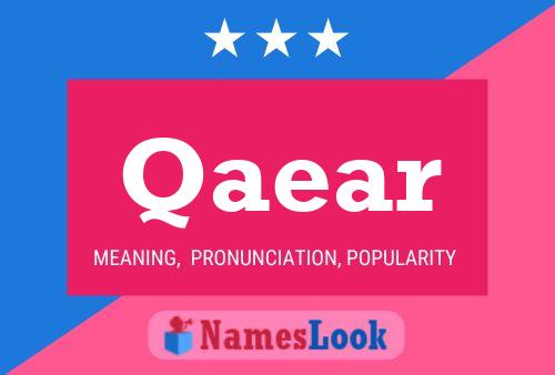 Qaear Name Poster