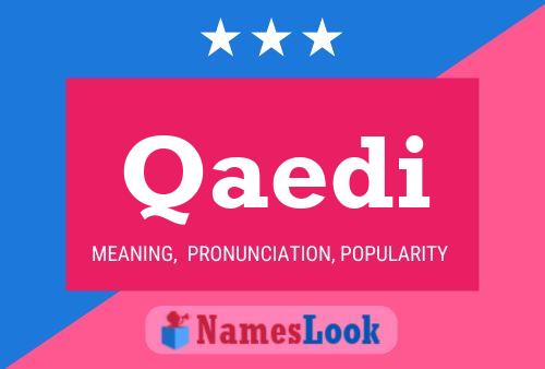 Qaedi Name Poster