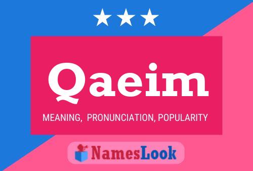 Qaeim Name Poster