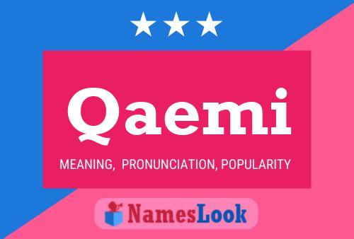 Qaemi Name Poster