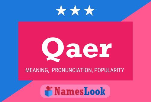 Qaer Name Poster