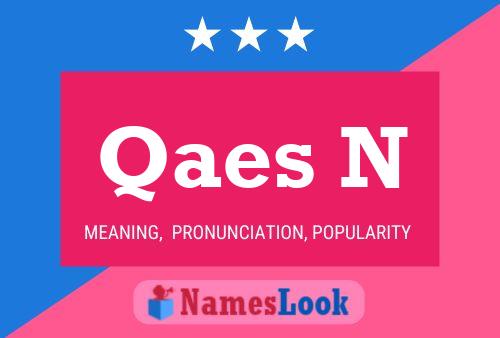 Qaes N Name Poster