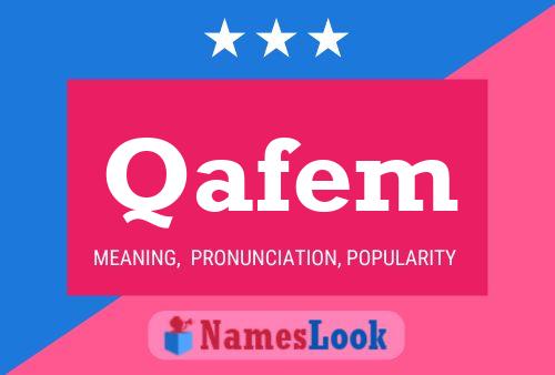 Qafem Name Poster