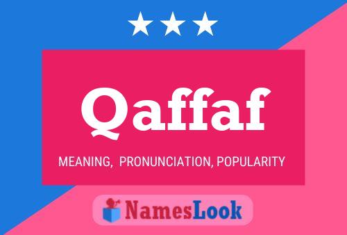 Qaffaf Name Poster