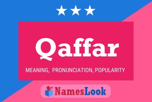 Qaffar Name Poster