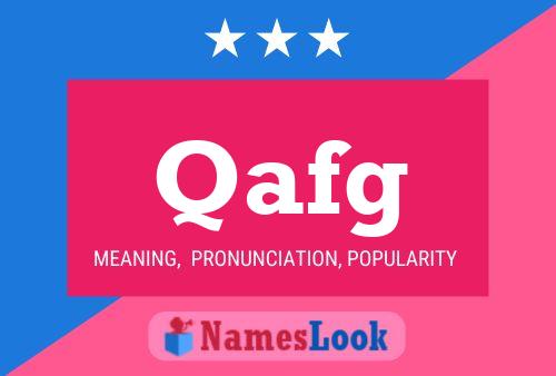 Qafg Name Poster