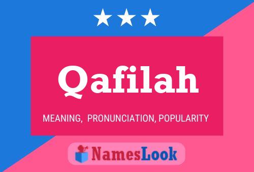 Qafilah Name Poster