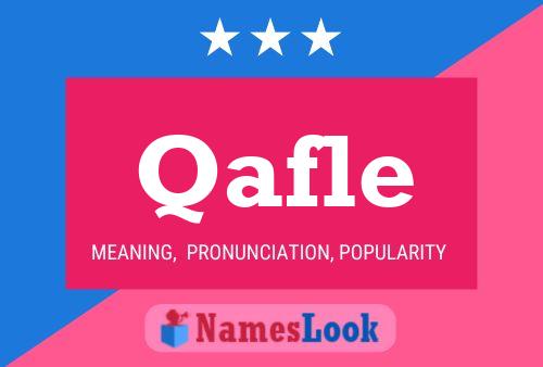 Qafle Name Poster