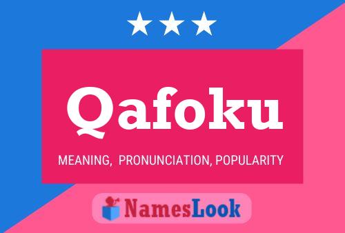 Qafoku Name Poster