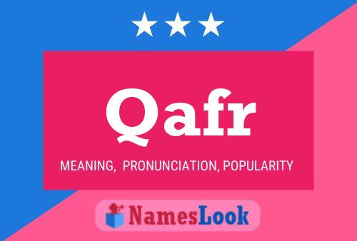 Qafr Name Poster