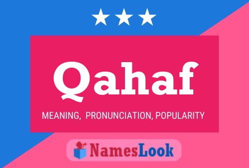 Qahaf Name Poster