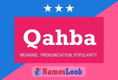 Qahba Name Poster