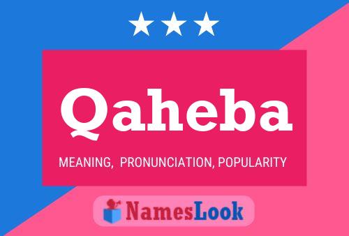 Qaheba Name Poster