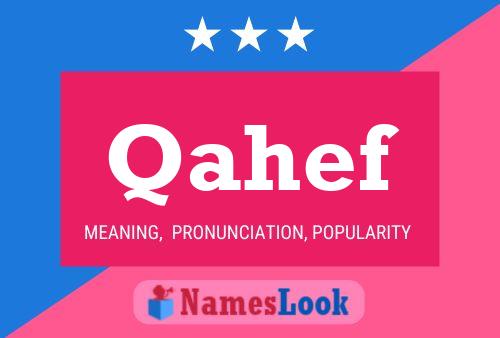 Qahef Name Poster