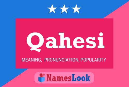 Qahesi Name Poster