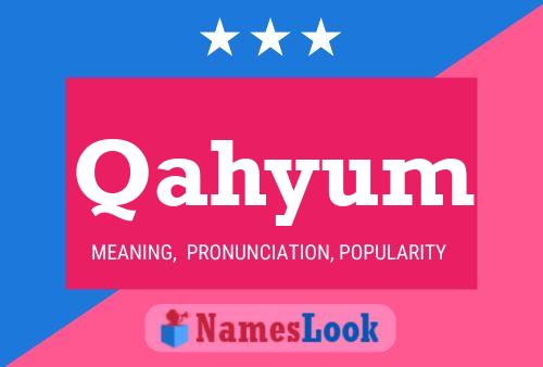 Qahyum Name Poster