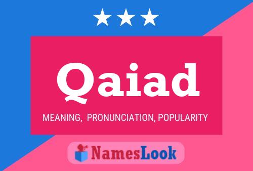 Qaiad Name Poster