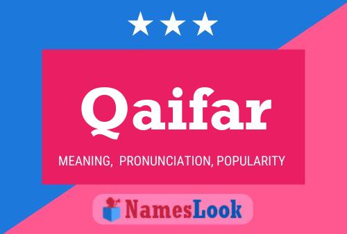 Qaifar Name Poster