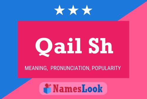 Qail Sh Name Poster