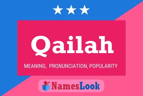 Qailah Name Poster