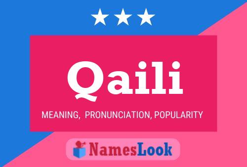 Qaili Name Poster